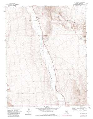 Ash Springs USGS topographic map 37115d2