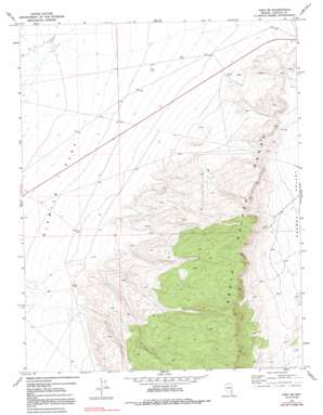 Timpahute Range USGS topographic map 37115e1