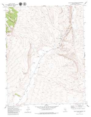 White River Narrows topo map