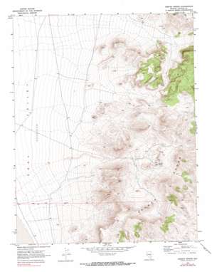 Oreana Spring USGS topographic map 37115h2