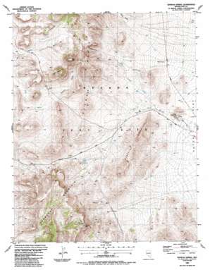 Tippipah Spring topo map