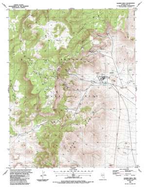 Rainier Mesa topo map