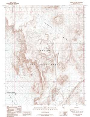 Tolicha Peak Sw topo map
