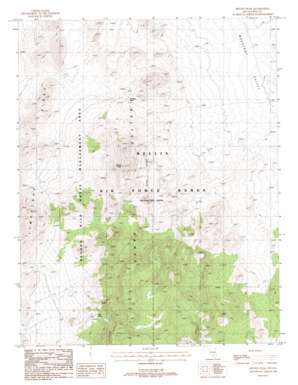 Belted Peak topo map