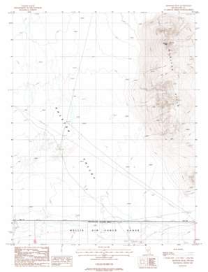 Monitor Peak USGS topographic map 37116h8