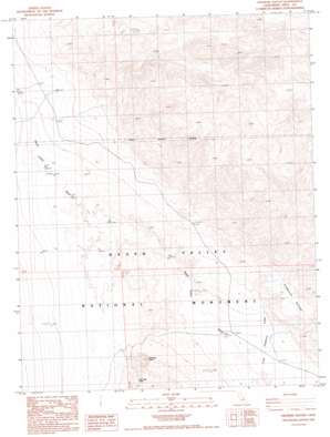 Ubehebe Crater topo map