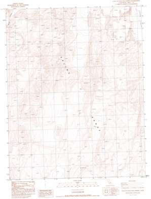 East Of Waucoba Spring topo map