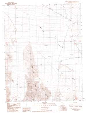 East Of Joshua Flats topo map