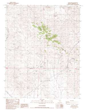 Oasis Divide topo map