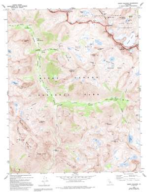 North Palisade USGS topographic map 37118a5