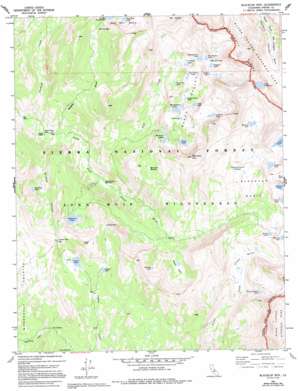 Mount Goddard USGS topographic map 37118a7