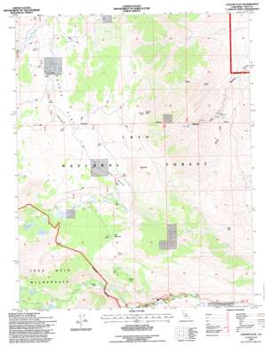 Coyote Flat topo map