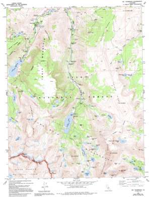 Mount Thompson USGS topographic map 37118b5