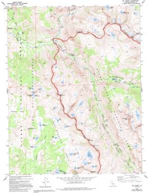 Mount Henry USGS topographic map 37118b7