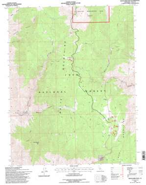 Westgard Pass USGS topographic map 37118c2