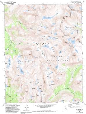 Mount Hilgard USGS topographic map 37118c7