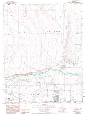 Fish Slough USGS topographic map 37118d4