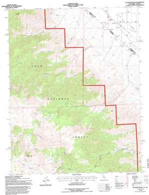 Benton Range USGS topographic map 37118e1