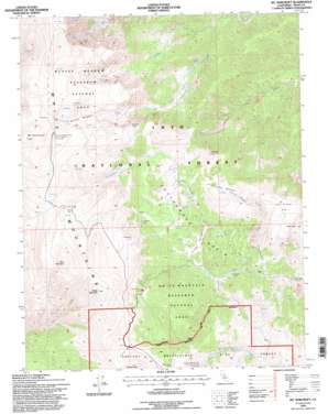 Mount Barcroft USGS topographic map 37118e2