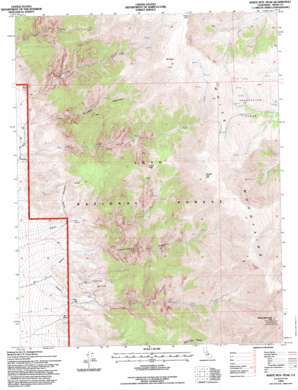White Mountain Peak USGS topographic map 37118f3