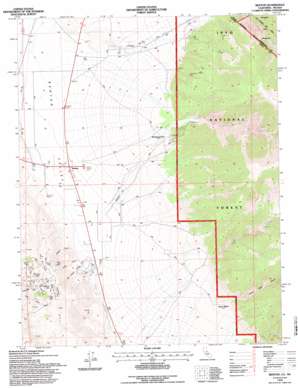 Truman Meadows USGS topographic map 37118g4