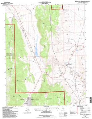 Benton Hot Springs USGS topographic map 37118g5