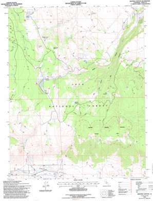 Dexter Canyon USGS topographic map 37118g7