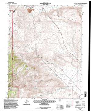 Volcanic Hills West USGS topographic map 37118h2