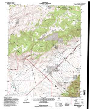 Truman Meadows USGS topographic map 37118h4