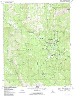 Dinkey Creek USGS topographic map 37119a2