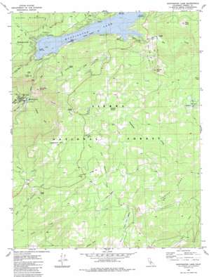 Huntington Lake USGS topographic map 37119b2