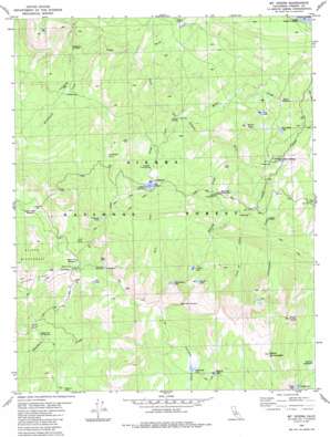 Mount Givens topo map