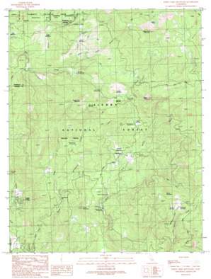 White Chief Mountain USGS topographic map 37119d5