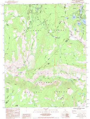 Crystal Crag USGS topographic map 37119e1