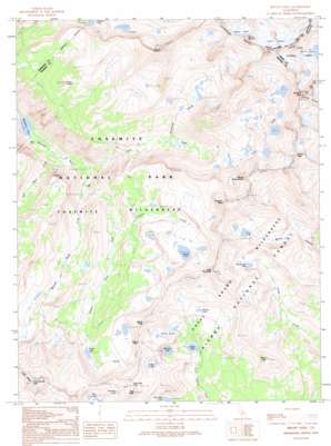 Mount Lyell USGS topographic map 37119f3