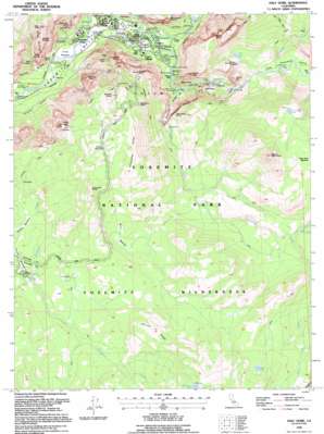 Half Dome USGS topographic map 37119f5