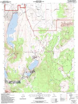 June Lake topo map