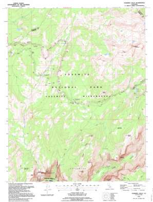 Yosemite Falls USGS topographic map 37119g5