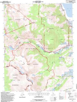Mount Dana USGS topographic map 37119h2