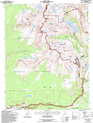 Tioga Pass USGS topographic map 37119h3