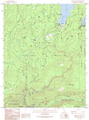Cherry Lake South USGS topographic map 37119h8