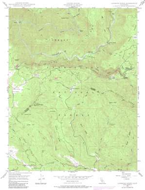 Jawbone Ridge topo map