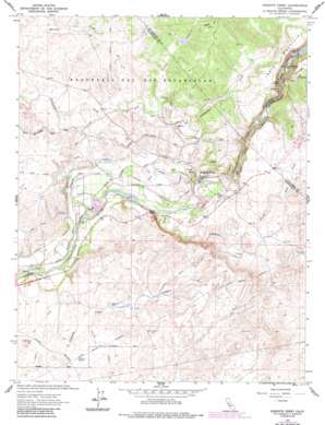 Knights Ferry topo map