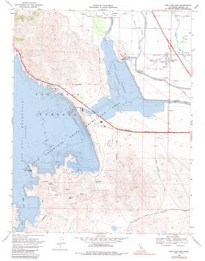 San Luis Dam USGS topographic map 37121a1