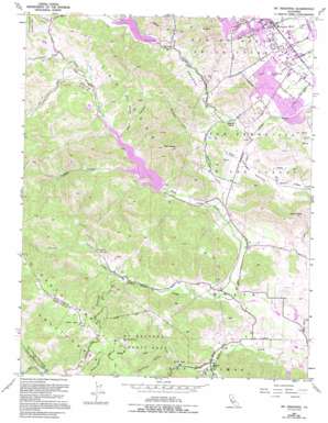 Mount Madonna USGS topographic map 37121a6