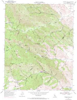 Crevison Peak topo map