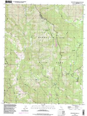 Mustang Peak USGS topographic map 37121b4