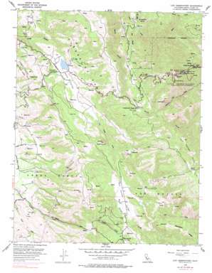 Lick Observatory topo map