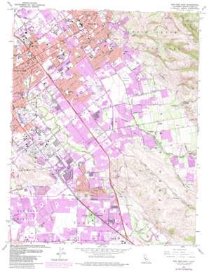 San Jose East USGS topographic map 37121c7