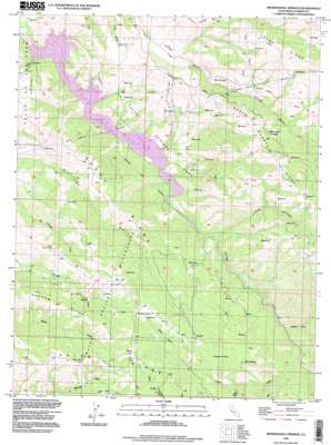 Mendenhall Springs USGS topographic map 37121e6